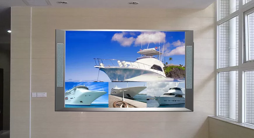 Effect display of LED screen